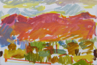 hills sunlit (glenshee)oil on board22.5 / 15 cm2025private collection